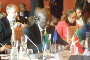 Ministro Oldemiro Baloi, em Oslo, Noruega, com os seus homólogos de África e Países Nórdicos