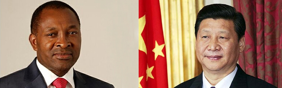 Embaixador Aires Ali e Presidente da China, Xi Jinping