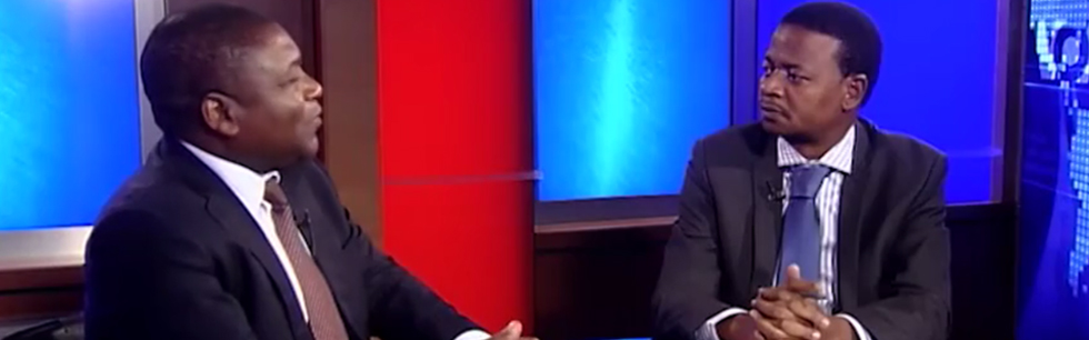 Presidente Jacinto Nyusi em entrevista na Voz de América