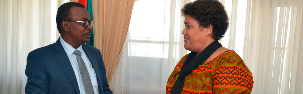 Vice-Ministra Mondlane recebe cartas figuradas de embaixadores