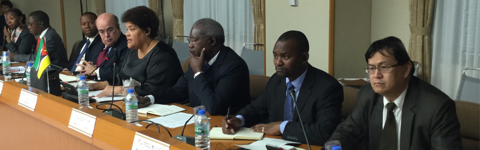 Vice-Ministra Nyeleti Mondlane no segundo diálogo político entre Moçambique e Japão, em Tóquio