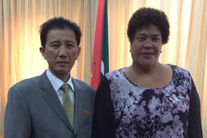 Kim Chang Ryop, Embaixador da Coreia