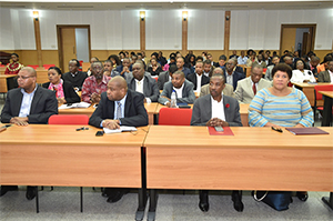 Vice-Ministra Nyeleti Mondlane na celebração do Dia da Função Pública