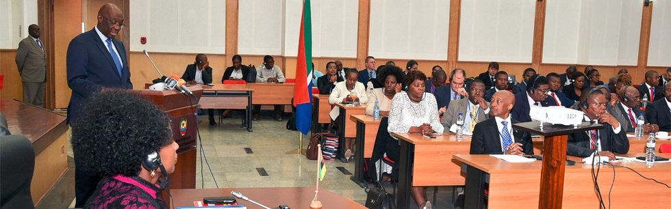 Ministro Baloi discursa na abertura da Reunião Binacional Moçambique-África do Sul
