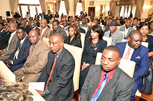 Representantes da comunidade moçambicana na diáspora 