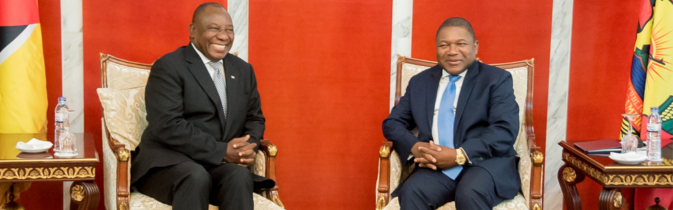Presidente Nyusi dá primazia a cooperação económica na relação Moçamique-África do Sul