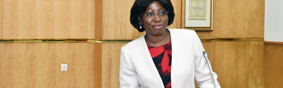 Vice-Ministra Maria Manuela Lucas