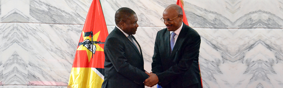 Presidente da República recebe cartas credenciais de sete novos embaixadores