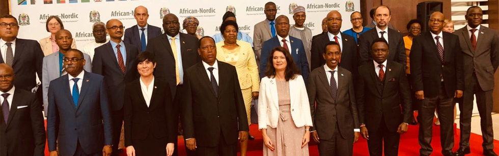 Ministro José Pacheco na foto família da 18ª Consultas Informais dos Ministros dos Negócios Estrangeiros Africanos e Nórdicos