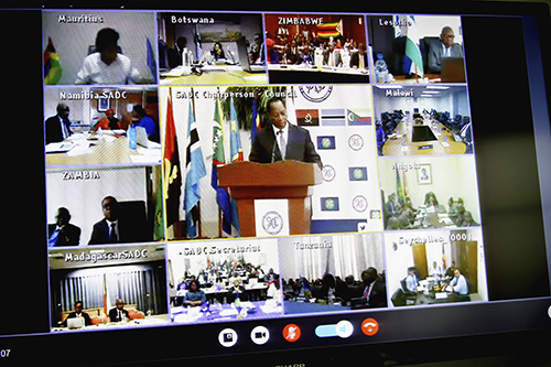 Videoconferência da Sessão do Conselho de Ministros da SADC 