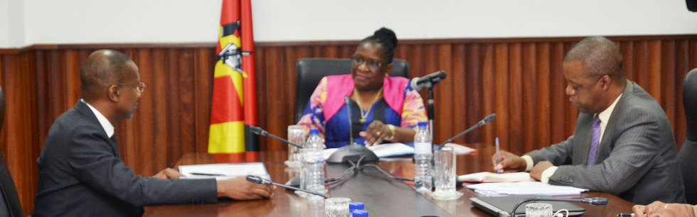 Ministra Verónica Macamo Dlhovo na reinião do Conselho de Ministros da SADC