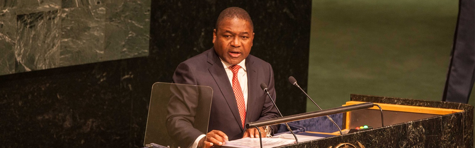 Presidente da República ao discursar na Assembleia Geral da ONU