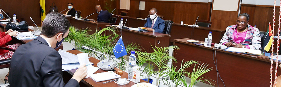 Dialogo Político entre Governo e a UE realizado em Junho de 2020