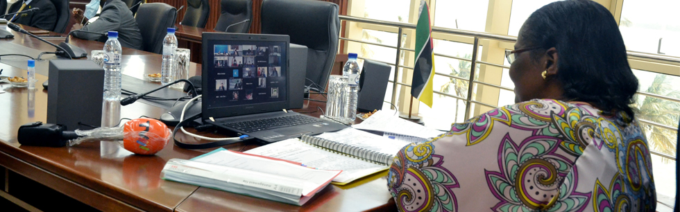 Ministra Verónica Macamo na reunião do Conselho de Ministros da CPLP