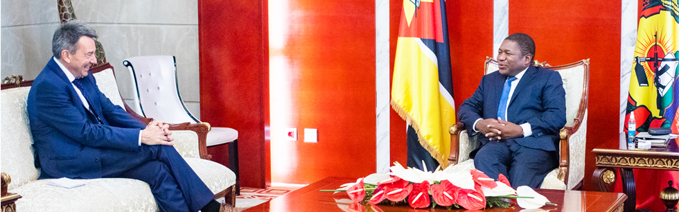 Presidente da República na audiência com o Presidente do Comité Internacional da Cruz Vermelha, Piter Maurer