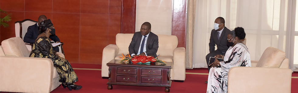 Presidente da República na cerimônia de acreditação da Embaixadora do Niger em Moçambique