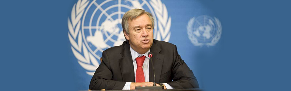 Secretário Geral das Nações Unidas, António Guterres