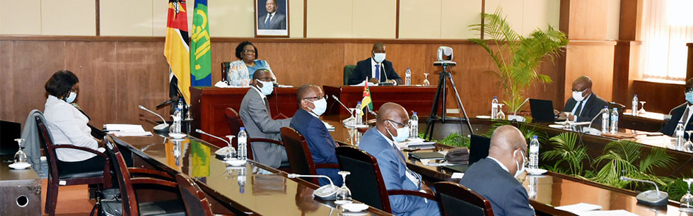 Ministra Verónica Macamo no Conselho de Ministros virtual da SADC