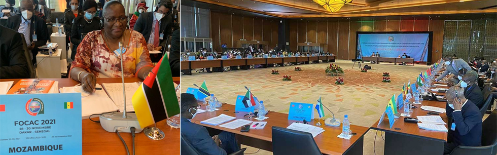 Ministra Verónica Macamo na Conferência Ministerial do Fórum de Cooperação China-África, em Dakar, Senegal