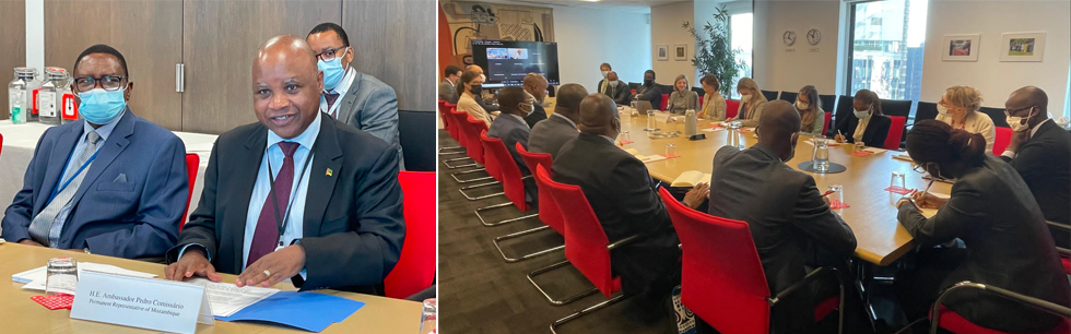 Embaixador Pedro Comissário no seminário de troca de experiências entre Moçambique e Suiça