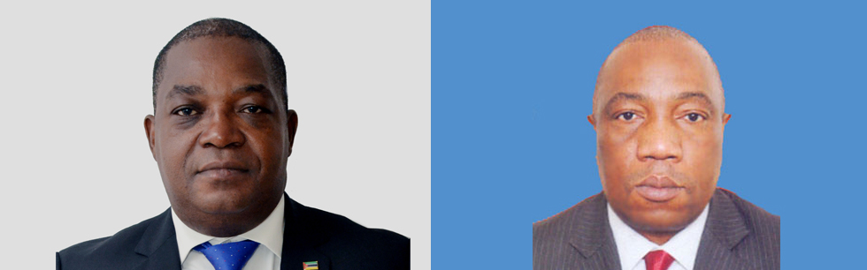 À esquerdao Embaixador de Moçambique na Turquia Santos Álvaro e à direita o Embaixador de Moçambique na Espanha Eugénio Agostinho Langa