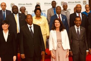 Ministro José Pacheco na foto família da 18ª Consultas Informais dos Ministros dos Negócios Estrangeiros Africanos e Nórdicos