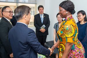 Ministra Lucas no Encontro com Embaixadores Asiaticos