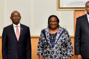 Ministra Verónica Macamo depois de conferir posse aos novos directores