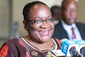 Ministra dos Negócios Estrangeiros e Cooperação Verónica Macamo nas Nações Unidas