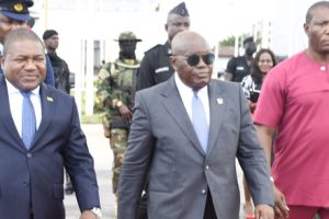 PresidenteS Filipe Nyusi e Nana Addo em Acra capital do Gana