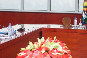 Presidente Nyusi na audiência que concedeu ao Vice Presidente da Comissão Europeia Josep Borrell