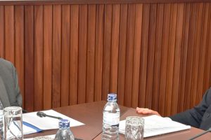 Ministro Baloi em Audiência com o enviado especial Philip Ruddock