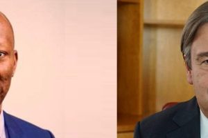 O novo Director-Geral das Tecnologias da Informação da ONU, Bernardo Mariano Jr. e o Secretário Geral da ONU, António Guterres