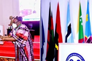 Ministra Verónica Macamo procedeu a passagem da Presidência do Conselho de Ministro da SADC ao homólogo do Malawi, Eisenhower Mkaka