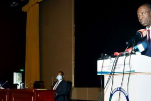 Primeiro-Ministros discursa na reunião com o Corpo Diplomático acreditado em Moçambique