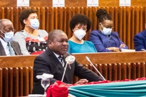 Legenda: Presidente da República ao apresentar o informe sobre o Estado Geral da Nação à Assembleia da República