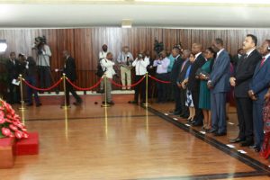 Presidente da República recebe cumprimentos do Corpo Diplomático acreditado em Moçambique