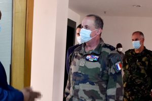 Vice-Ministro Manuel Gonçalves ao receber a Missão de Formação da União Europeia