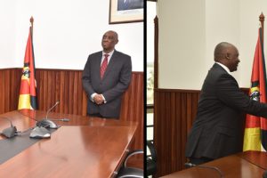 Ministro Baloi confere posse a nova Chefe de Gabinete e ao novo Assessor para Área Político-Diplomática